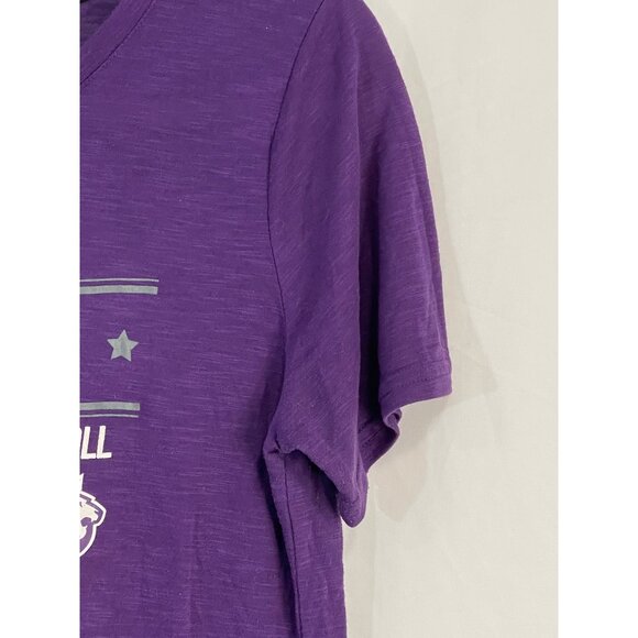 Sacramento Kings Basketball t-shirt short sleeve sheer lion stars purple READ - Picture 4 of 6